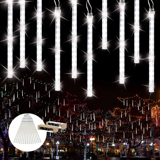 M.TK Meteor Shower Lights with 15 Tubes 720 LEDs