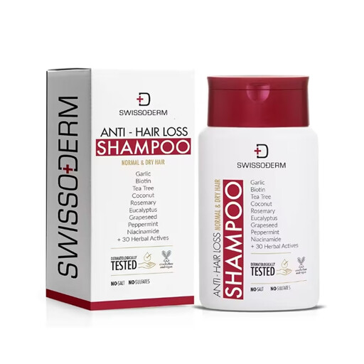 Swissoderm Anti-Hair Loss Shampoo Normal & Dry Hair 300 ml