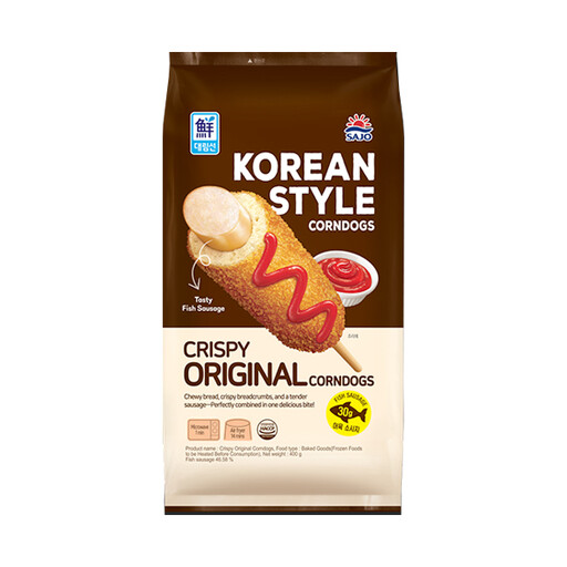 Sajo Korean Style Crispy Original Corndog with Fish Sausage