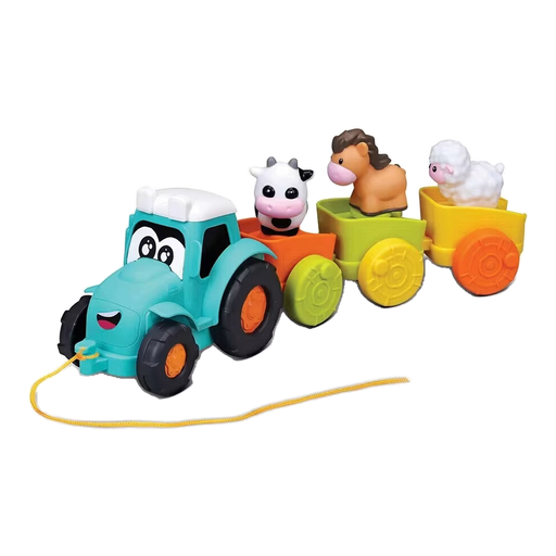 BB JUNIOR - Tracteur + Remorque Avec 3 Animaux