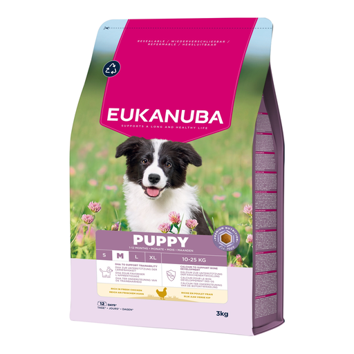Eukanuba Life Care Puppy Medium Breed Chicken 3kg