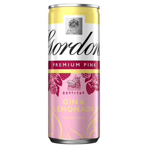 Gordon's Pink Gin and Lemonade 250ml