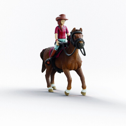 Schleich Horse Club Hannah en Cayenne speelset