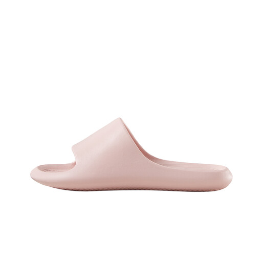 PUXI Banana Boat Slide Slippers Light Pink Size 37-38 Unisex Minimalist Fashion