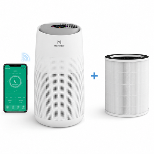 Homintell Callisto Smart Air Purifier with Extra H13 HEPA Replacement Filter