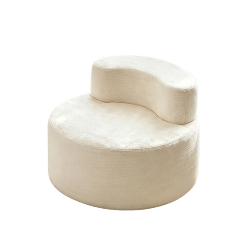 Collapsible Sofa, No Assembly Required, Ultrasoft High-Density Foam Sofa, White