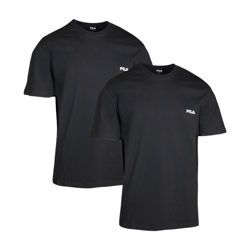 FILA – lot de 2 T-shirts – noir – M