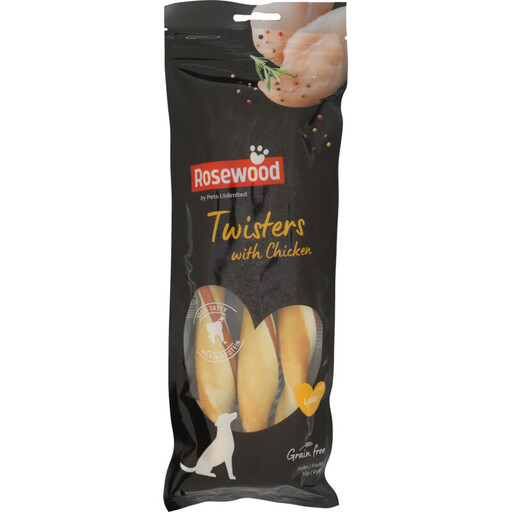 Rosewood Dog Twisters Chicken Large 235 g