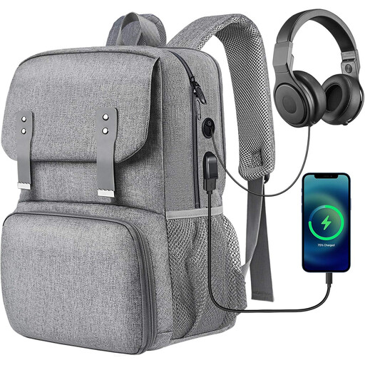 Summer Cooler Bag Backpack with Insulated Lunch Bag