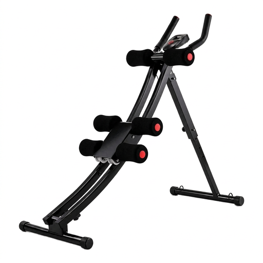 Foldable Home Abdominal Trainer, Black
