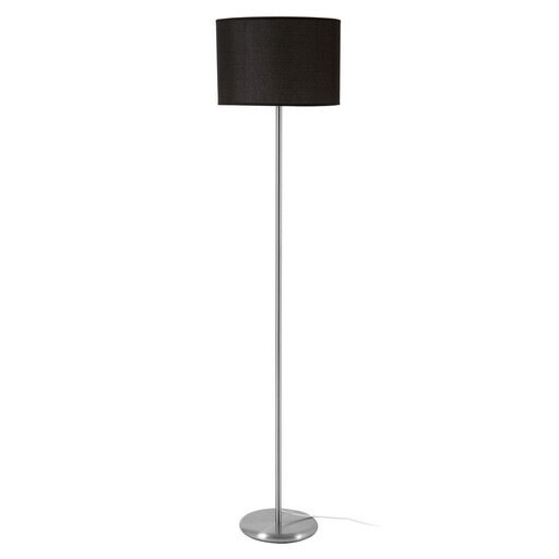 Premier Housewares Moderne Stehlampe mit Edelstahlsockel