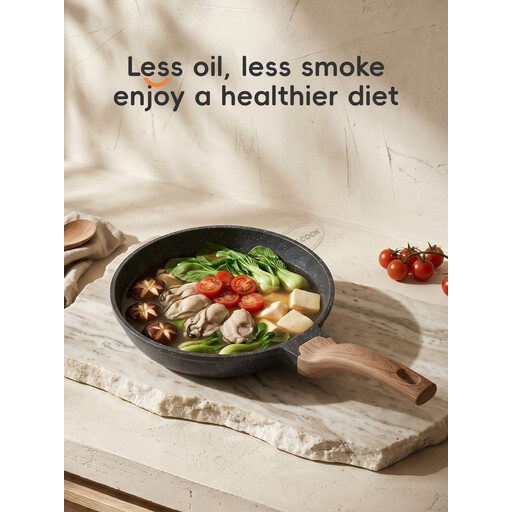 PURECOOK Marble Coated Frying Pan Series
