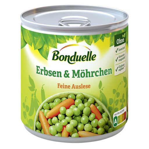 Bonduelle Tender Peas with Baby Carrots 425ml