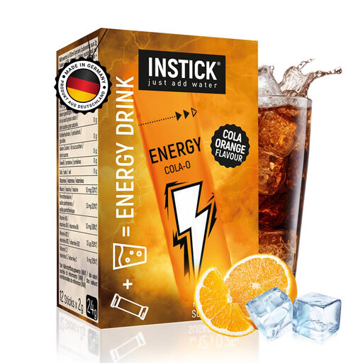 INSTICK just add water Sugar-Free Energy Drink (Cola-Orange)