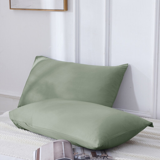 MEROPE Bamboo Pillow case, 50x75cm, eucalyptus