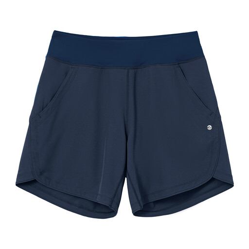 Willit Women's 7" Swim Board Shorts UPF 50+ High Waisted Swimming Shorts with Liner Pockets Navy Size 40