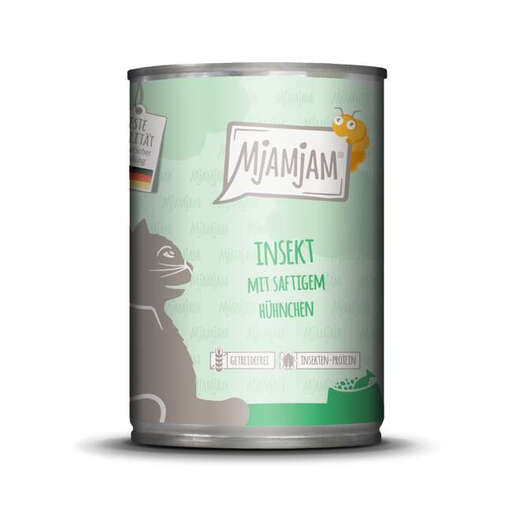MjAMjAM P?tée au Poulet et Insectes 400g