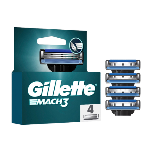 Recharges Gillette Mach3 x 4