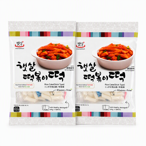 Matamun Rice Cakes for Tteokbokki 600 g