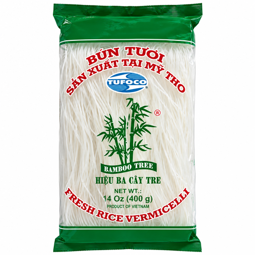 Green packet of Bamboo Tree Rice Vermicelli Bun Tuoi, 400 g
