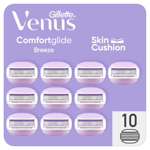 Gillette Venus Comfortglide Breeze - 10 Navulmesjes