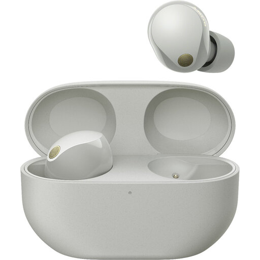 Sony WF-1000XM5 - True Wireless Earbuds with Noise Cancelling (Silver)