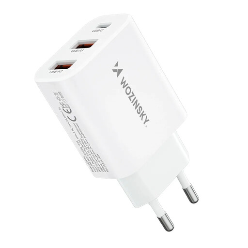 Wozinsky CWCUCW 30W USB-C / 2x USB-A Wall Charger