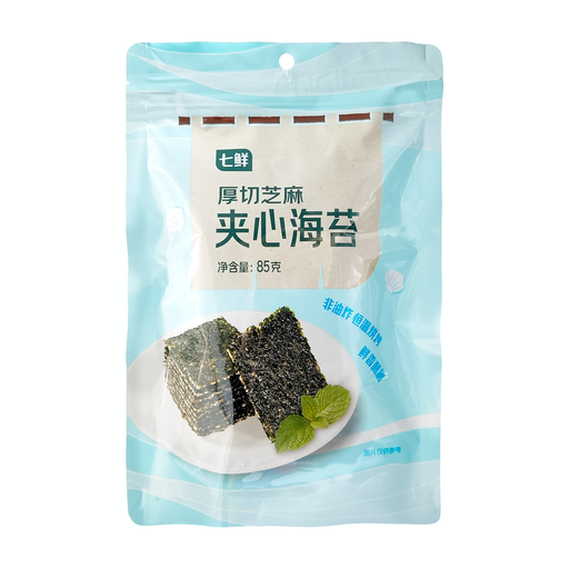 Qixian Thickly Sliced Sesame Filled Nori Snack