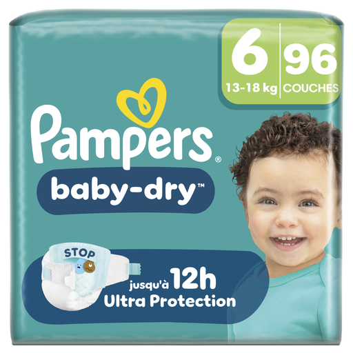 Pampers Baby-Dry size 6, pack of 96 nappies