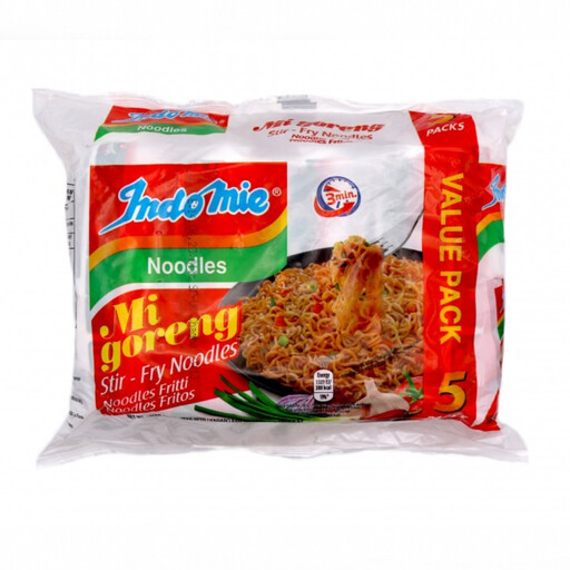 Indomie Mi Goreng Instant Noodles Original 80g Pack of 5