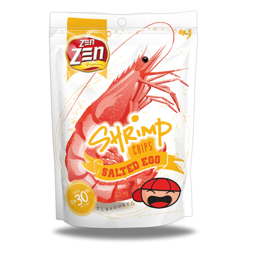 ZEN Zen Jumbo Prawn Crackers with Salted Egg Flavour