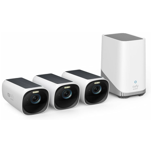 eufy Security S330 eufyCam 3, 4K Security Camera Set