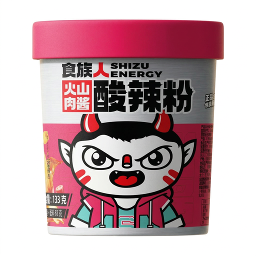 Shizuren Spicy Hot Pot Instant Noodles Meat Sauce Flavor Cup 133g