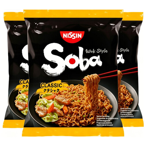 NISSIN Soba Noodles - Classic 109g x 3pcs