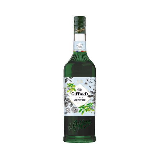 GIFFARD Pure Cane Sugar Green Mint Syrup 1L