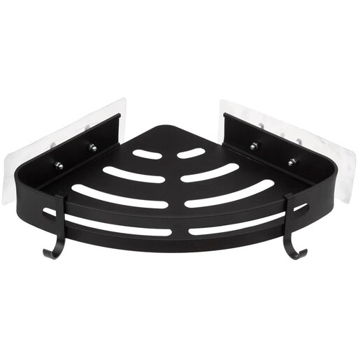 5five Bathroom Shower Rack - Black, 23 x 23 cm