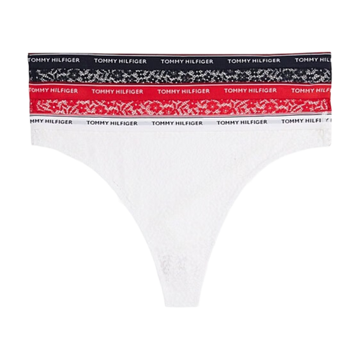 Tommy Hilfiger Premium Essentials 3 Pack Thong Lace