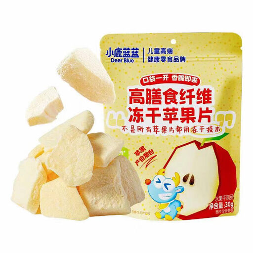 Blue Blue Snacks High-Fiber Freeze-Dried Apple Slices