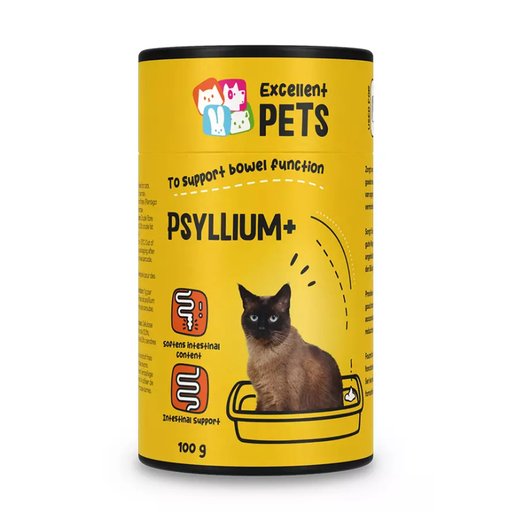 Excellent Pets Cat Psyllium+ pour chat, 100 g