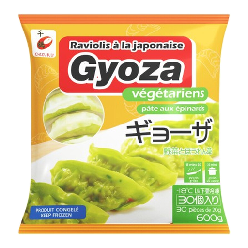CHIZURU Gyoza végétariens aux épinards 600 g