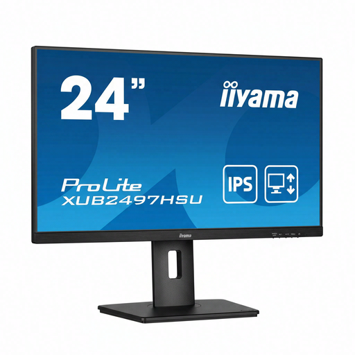 iiyama 24” IPS Technology Panel with Height Adjustable Stand and 100Hz Refresh Rate