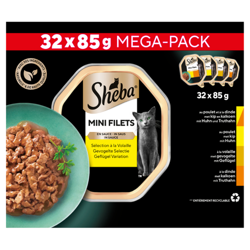 Sheba Mini Filets in Sauce Poultry Selection