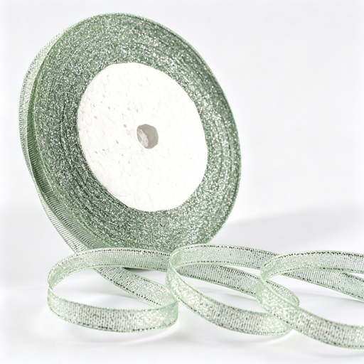 2PCs 60MMx22M Water Green Organza Gift Wrapping Ribbon