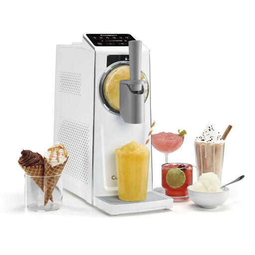 Cuisinart ICE201E 2-in-1 Soft Serve & Granita Machine White