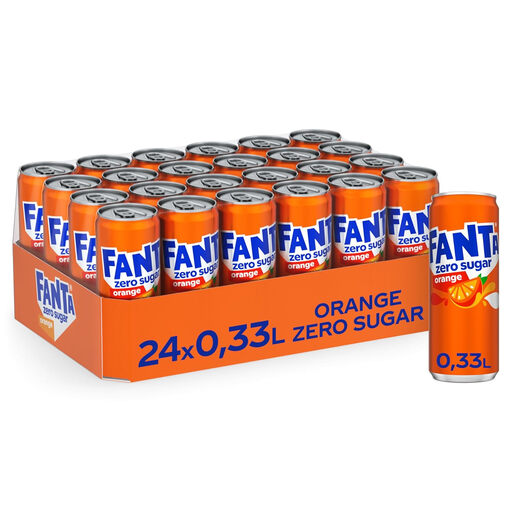 Fanta Zero Sugar Orange 24x0.33L