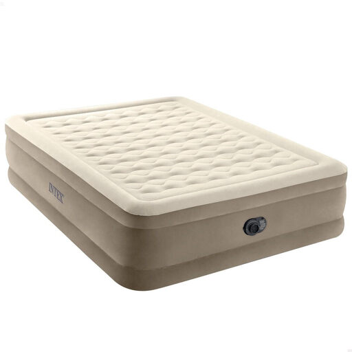 INTEX Ultra Plush Airbed Queen, with Built-in Pump, 152x203x46CM