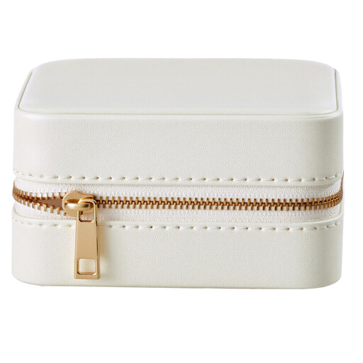 JOYFURNOS Jewellery Box, 11.4 x 11.4 x 5.5 cm Travel Jewellery Box
