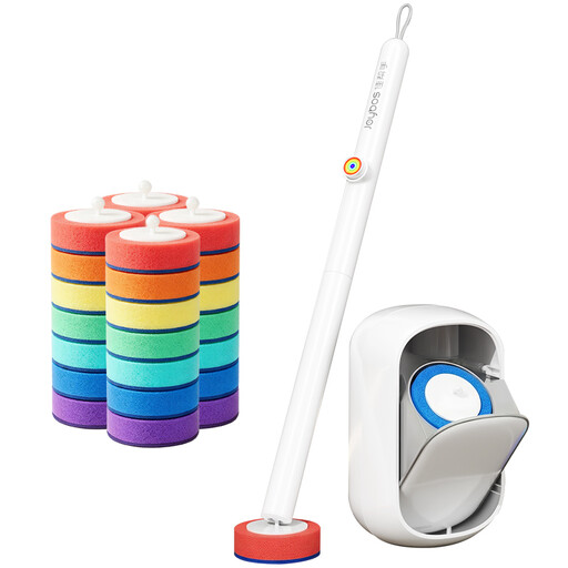 JOYBOS Disposable Toilet Wand, 35 Refills with Holder
