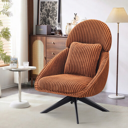 Ckaff 360° draaifauteuil in oranje