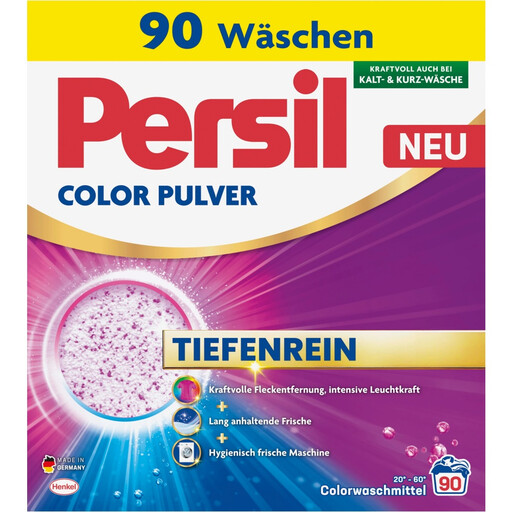 Persil Color Deep Clean Laundry Detergent, Powder, 4.95 kg, 90 Washes